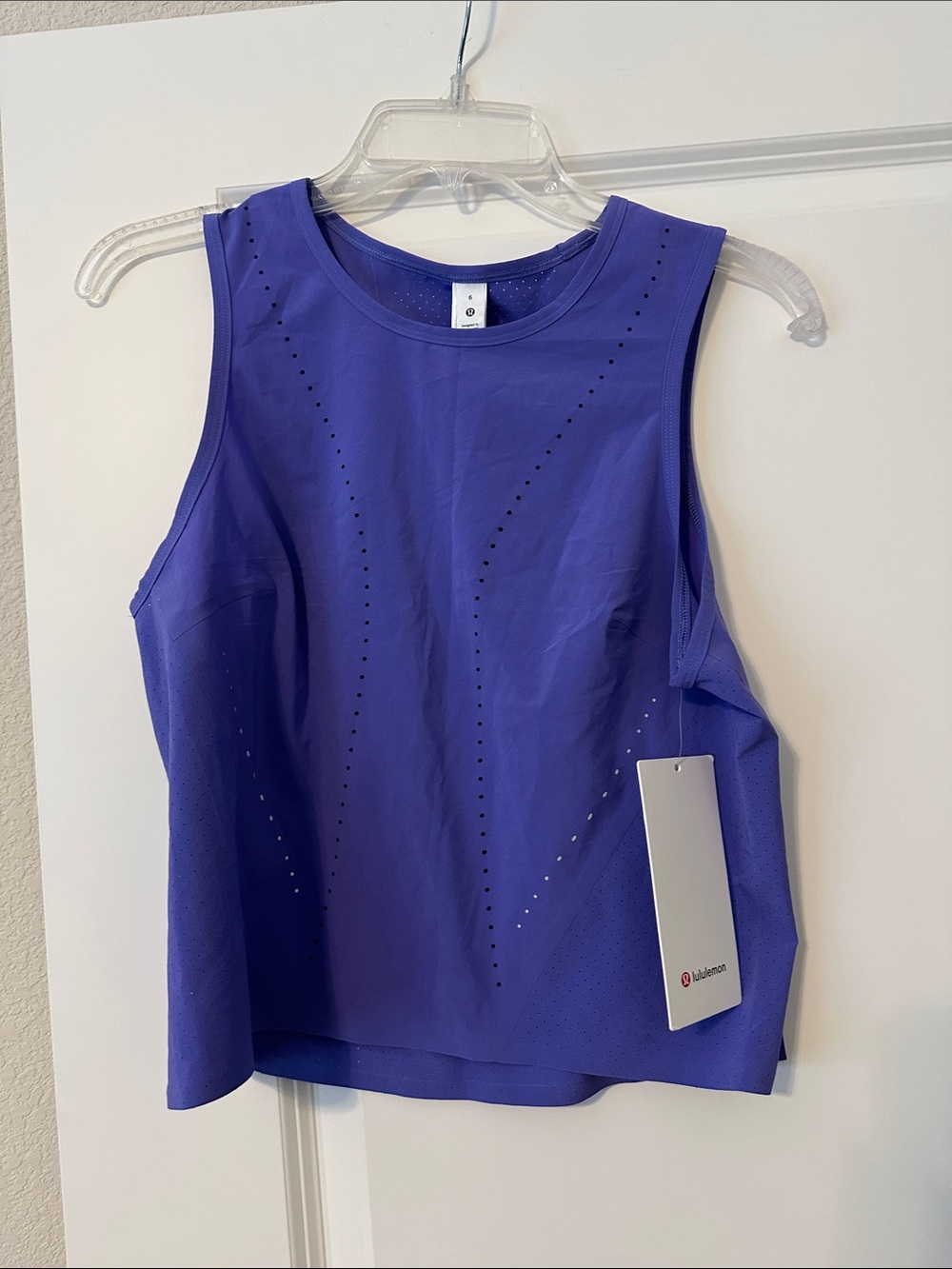 NWT Sz 6 Lululemon athletica Swift Ventilated Running Tank